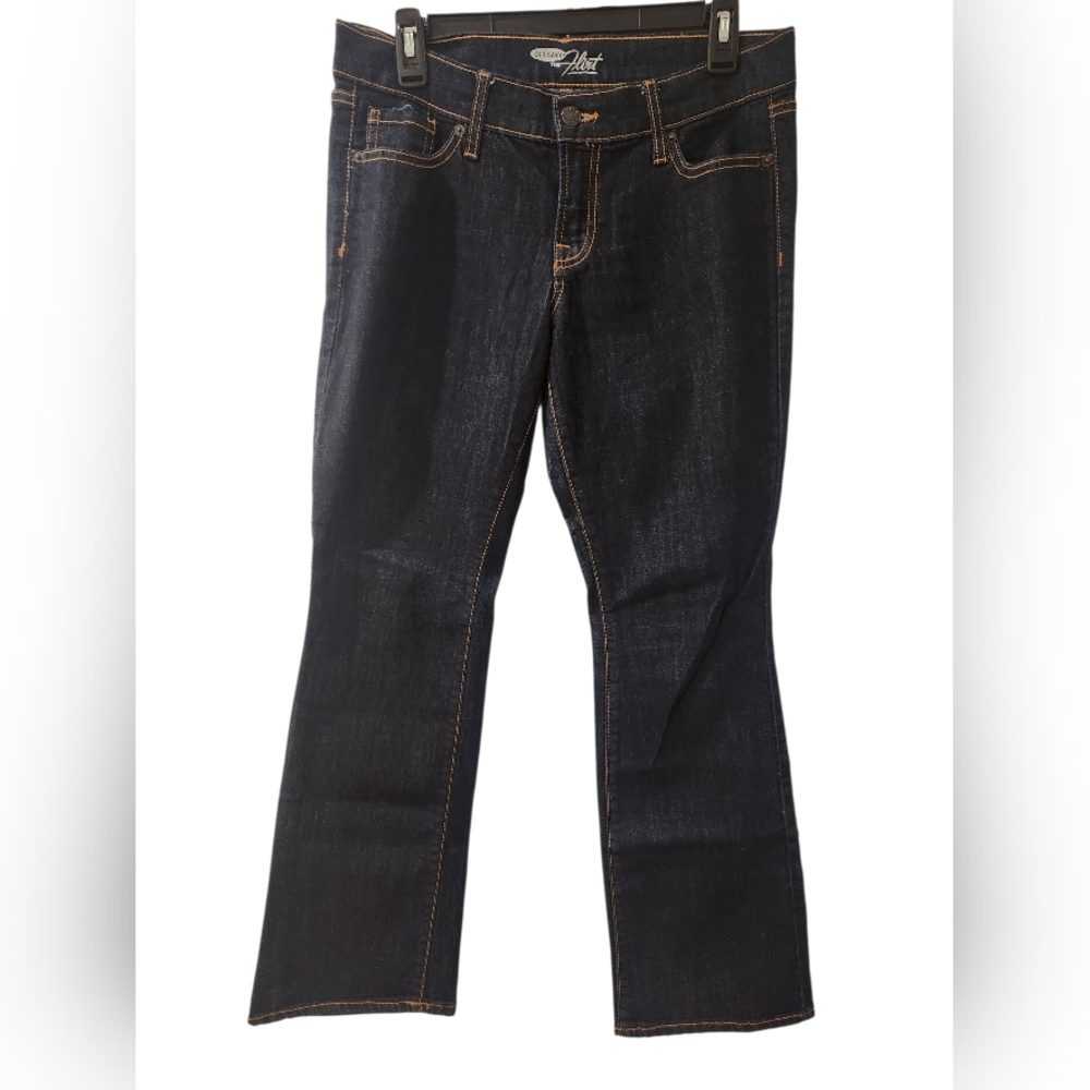 Old Navy Women's Dark Blue The Flirt Boot Cut Jeans